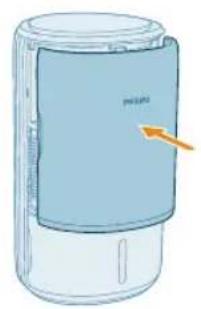 PHILIPS AC3420 - Niisutusfiltri puhastamine - 4