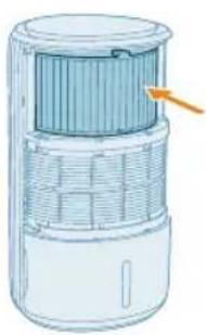 PHILIPS AC3420 - Puhastusfiltri asendamine - 5