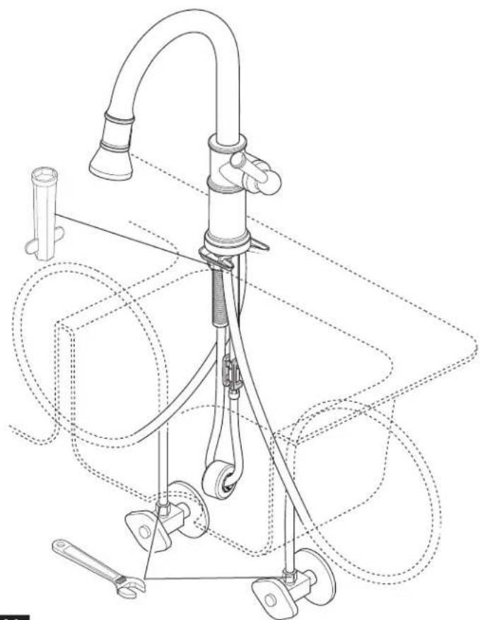 Brizo Artesso - Pour installer votre robinet Brizo® facilement, vous devez: - 1
