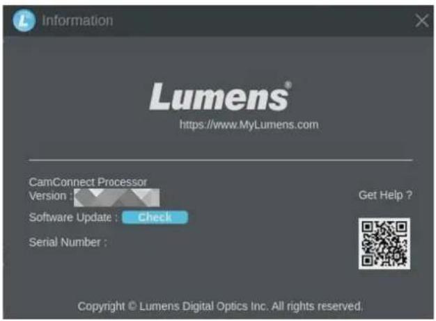 Lumens CamConnect Pro - (J)版本資訊 - 1
