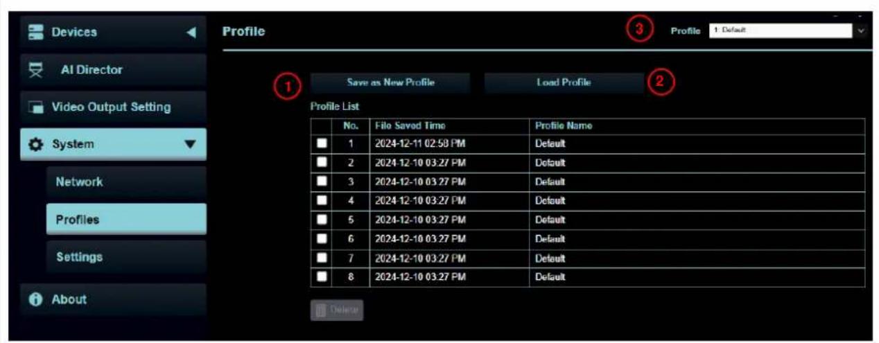 Lumens CamConnect Pro - 系統-設定檔 - 1