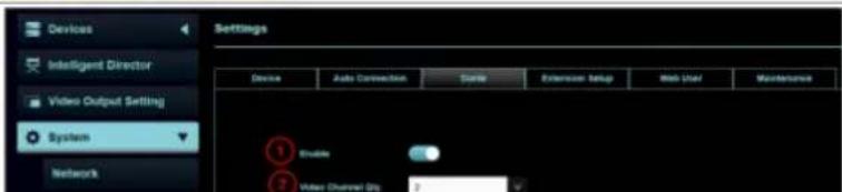 Lumens CamConnect Pro - 系統 - 設定 - Dante - 1
