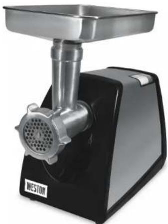 Weston 330801W - Hache-viande /poussoir a saucisses electrique NO.8 - 1