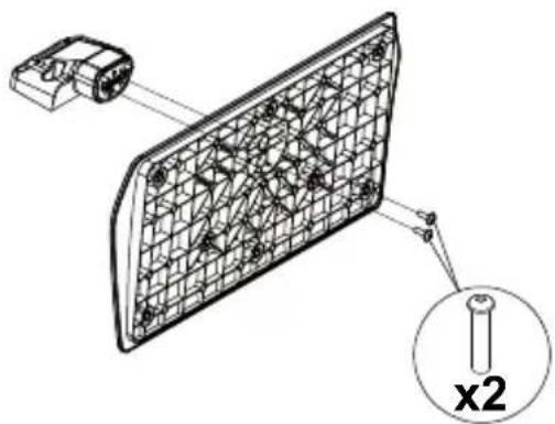 PANASONIC TB24S40AEZ - Assembling the pedestal - 1