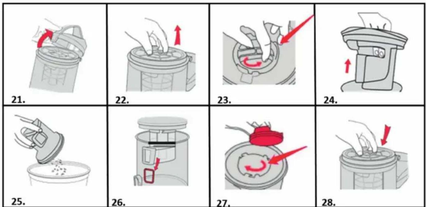 DIRT DEVIL DD2504 - CLEANING THE SEPARATOR - 1