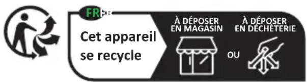 UFESA Polux Nano - MISE AU REBUT DE L'APPAREIL - 2