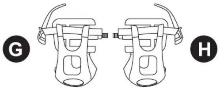 COSTWAY SP37612 - Comment retirer le cale-pied - 2