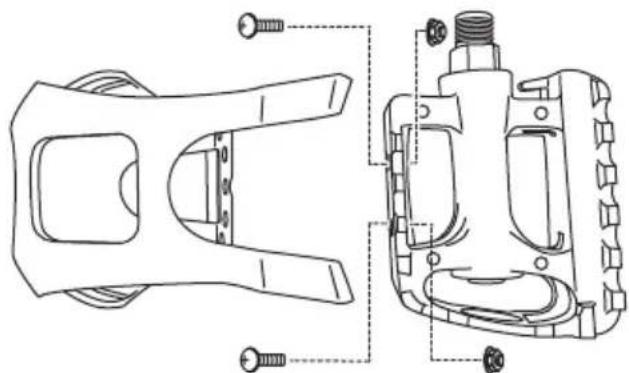 COSTWAY SP37612 - Comment retirer le cale-pied - 6