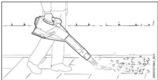STIHL BGA 250 - Blowing - 1