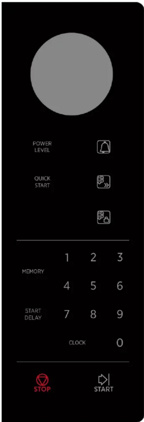HOOVER HPMW25STB - PANNELLO DI CONTROLLO - 1