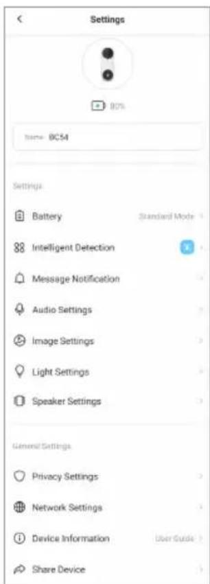 EZVIZ CP3 - Paramètres de sonnette de porte - 1