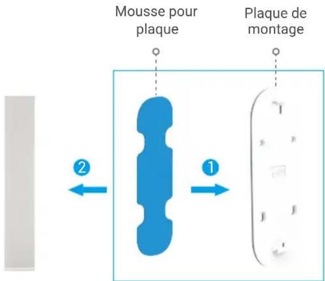 EZVIZ CP3 - Option A (pour mur lisse) - 1