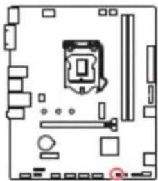 MSI PRO H510MB - JCI1: Connecteur d'intrusion chassis - 1