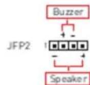 MSI PRO H510MB - JFP1, JFP2: Connecteurs du panneau avant - 3