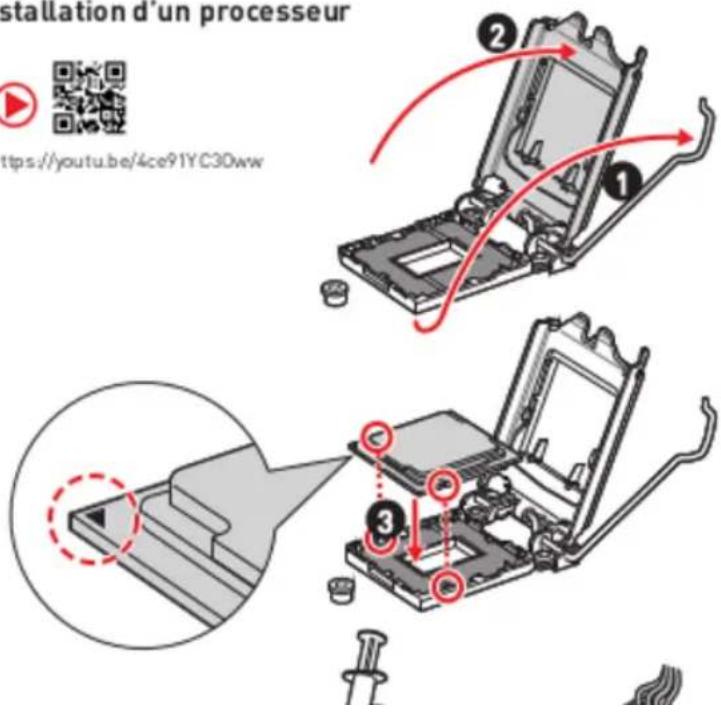MSI PRO H510MB - Installation d'un processeur - 2