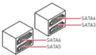 MSI PRO H510MB - SATA3~6: Connecteurs SATA 6 Gb/s - 2