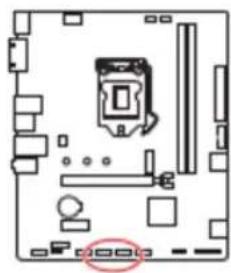 MSI PRO H510MB - JUSB1 & 3: Connecteurs USB 2.0 - 1