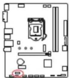 MSI PRO H510MB - JLPC1: Connecteur BIOS Debug - 1