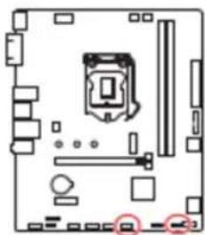 MSI PRO H510MB - JFP1, JFP2: Connecteurs du panneau avant - 1