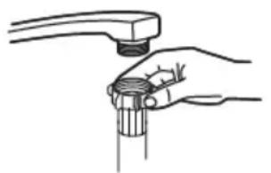 VEDETTE VFP337ES - Raccordement à l'eau froide - 1
