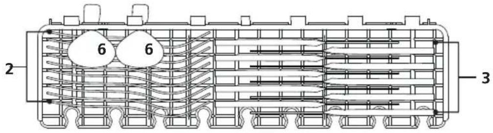 VEDETTE VFP337ES - 3.Cutlery rack: - 1