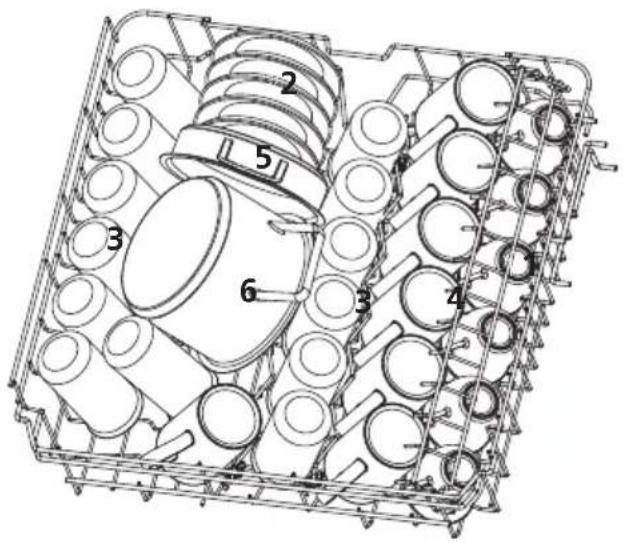 VEDETTE VFP337ES - Upper basket: - 1