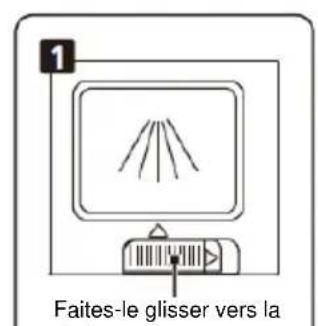 VEDETTE VFP337ES - Ré glage du bac à produit de rinc age - 1
