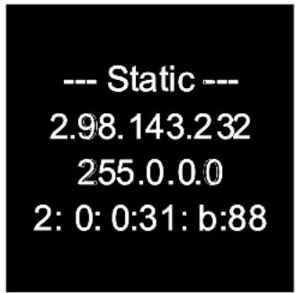 Adj NET 4 - Mode statique - 1
