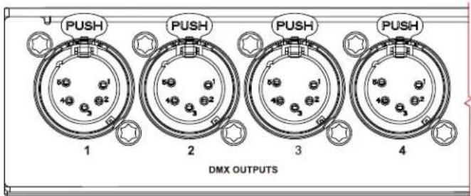 Adj NET 4 - DMX CONNECTIONS: - 1