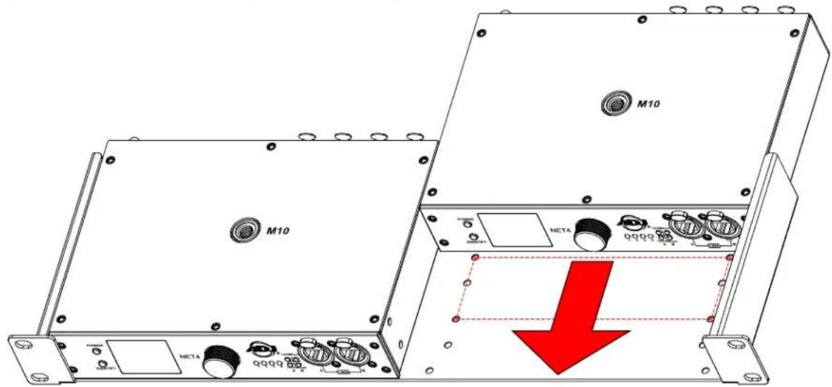 Adj NET 4 - INSTALLATION SUR UN MONTAGE EN RACK - 1