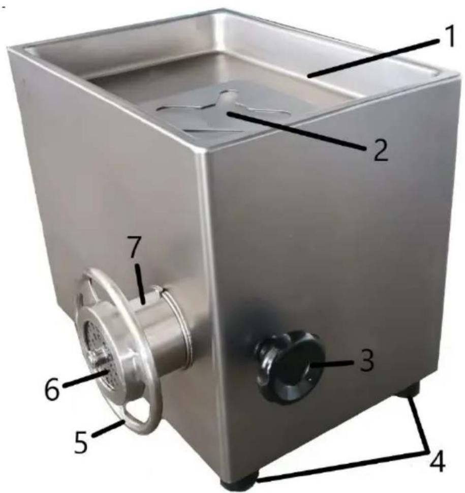 Royal Catering RCFW 390PRO - Descripción del dispositivo - 1
