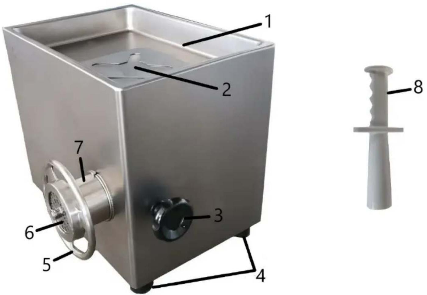 Royal Catering RCFW 390PRO - A készülék leírása - 1