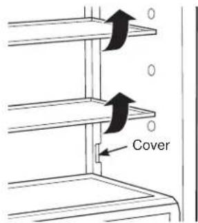 Monogram ZIC303NPPII - To remove shelves: - 1