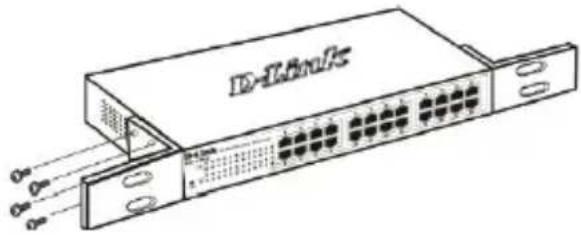 D-LINK DGS110008 - Pemasangan pada Rak - 1