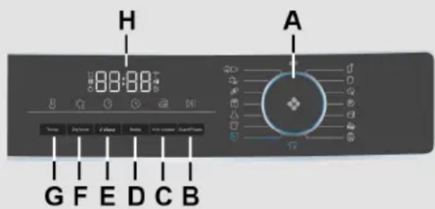 HAIER HD80A2939ES - COMANDI E PROGRAMMI - 1