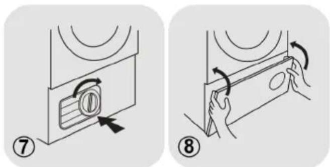 HAIER HD80A2939ES - Pour nettoyer le filtre en éponge - 6
