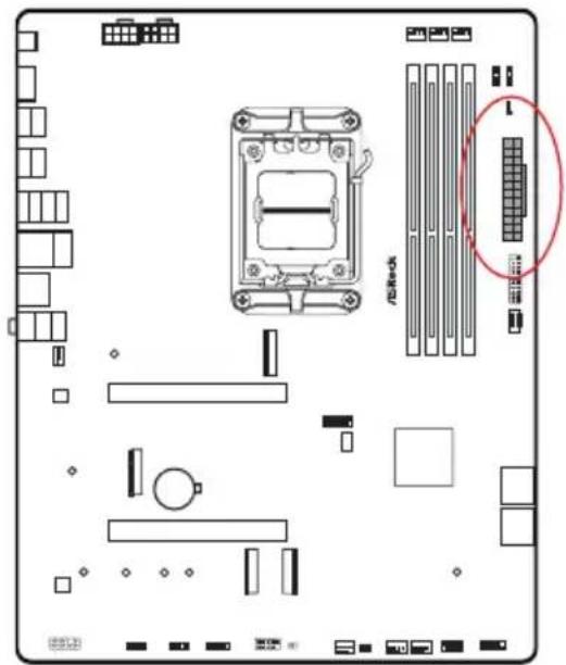 ASROCK X870 Pro RS WiFi - Embases et connecteurs de la carte mère - 23