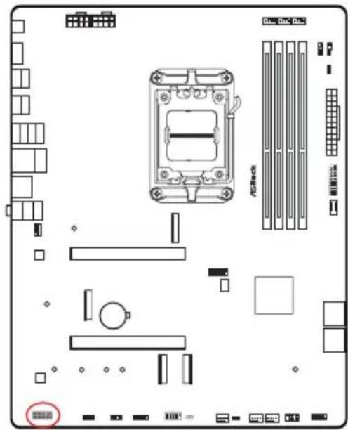 ASROCK X870 Pro RS WiFi - Embases et connecteurs de la carte mère - 13