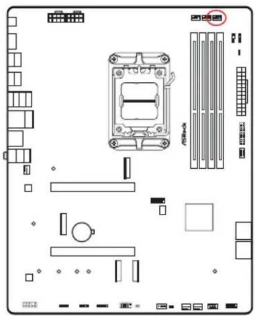 ASROCK X870 Pro RS WiFi - Embases et connecteurs de la carte mère - 21