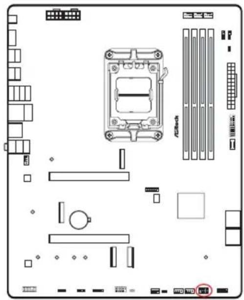 ASROCK X870 Pro RS WiFi - Embases et connecteurs de la carte mère - 5