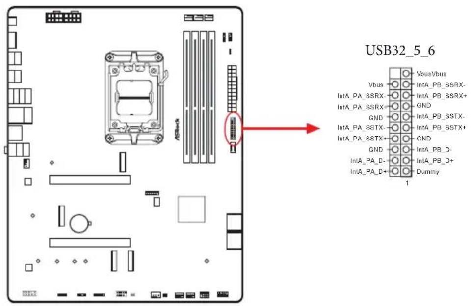 ASROCK X870 Pro RS WiFi - Embases et connecteurs de la carte mère - 10