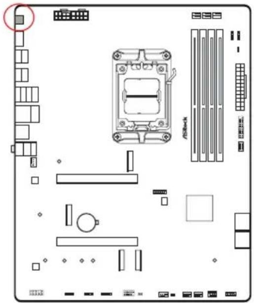 ASROCK X870 Pro RS WiFi - Boutons intelligents - 1