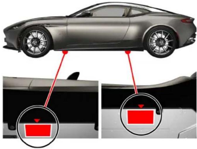 Aston Martin DB11 (2021) - Levage du véhicule - 1