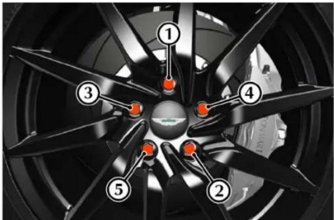 Aston Martin DB11 (2021) - Couple de serrage des roues - 1