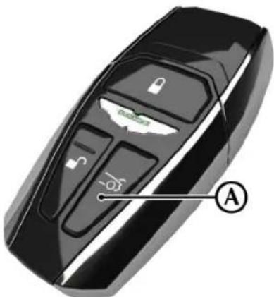 Aston Martin DB11 (2021) - Ouverture du coffre de l'extérieur du véhicule - 1