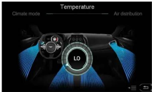 Aston Martin DB11 (2021) - Température - 1