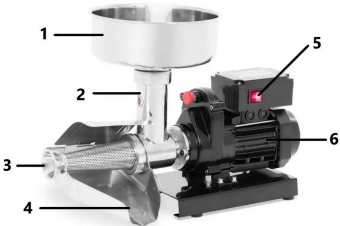 Royal Catering RCSQ01E - Beskrivning av apparaten - 1