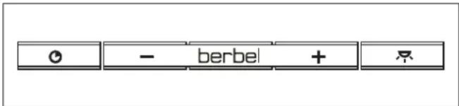 BERBEL Smartline BKH 80 ST GM P - Control panel - 1