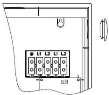 MIDEA MWH180ECNCR - Power Cord Installation - 2