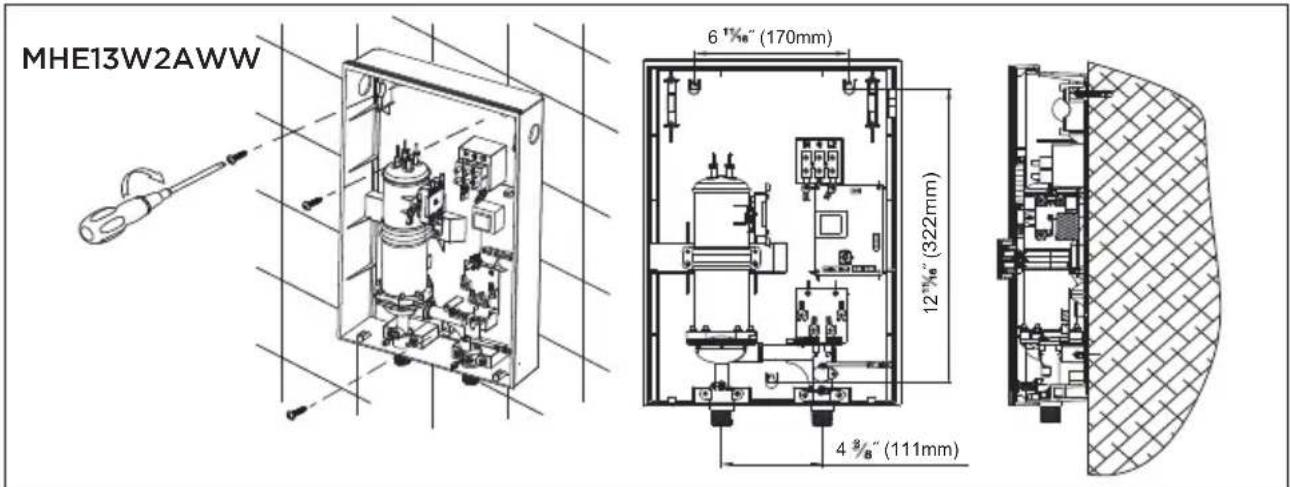 MIDEA MWH180ECNCR - Instalación del calentador de agua - 2
